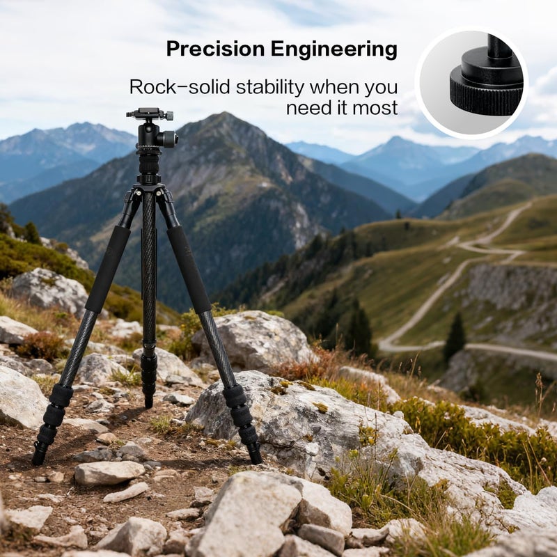 KPY Ball Head Conversion Kit, Ball Head Adapter, Compatible with BOG DeathGrip Tripod - Image 4